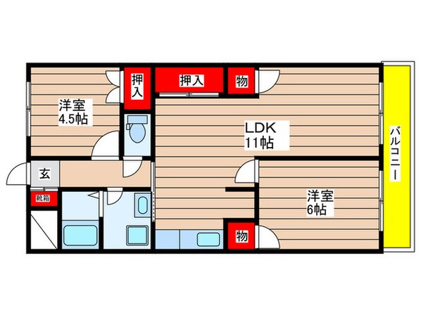 サンテラス　タカギの物件間取画像